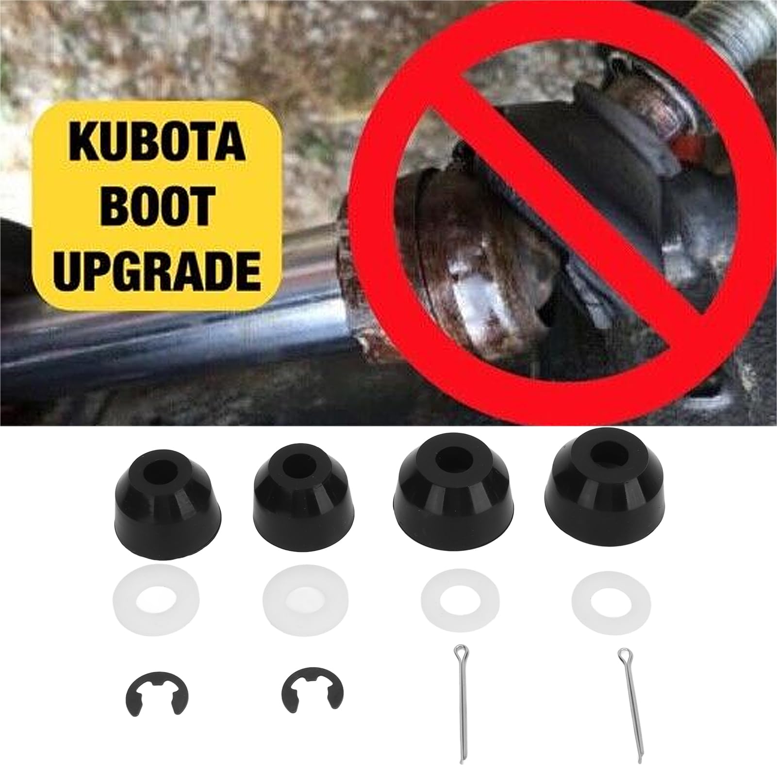 変更済Bobo Amazon.com: Aramox Tie Rod Boot Kit for Kubota BX GR Replacement